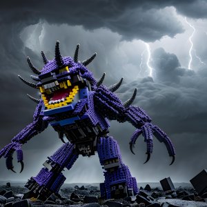 a_monster_lego_creature___crazy_storm_clouds_over_head__S3134906763_St25_G7.5.jpeg